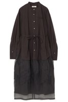 【ミラ ショーン バイ チカ キサダ/mila schon by chika kisada】のスビンコットン シャツドレス 人気、トレンドファッション・服の通販 founy(ファニー) ファッション Fashion レディースファッション Fashion for Women ワンピース Dresses フォーマル・パーティードレス・結婚式用ドレス Elegant & Casual Dresses チュニック Tunic Tops & Dresses なめらか Smooth, Silky Texture オーガンジー Organza Fabric ギャザー Gathered, Ruffled チュニック Tunic, Long Top ドレス Dress, One-Piece ロング Long, Long-Length エレガント 上品 Elegant |ID:prp329100004646701