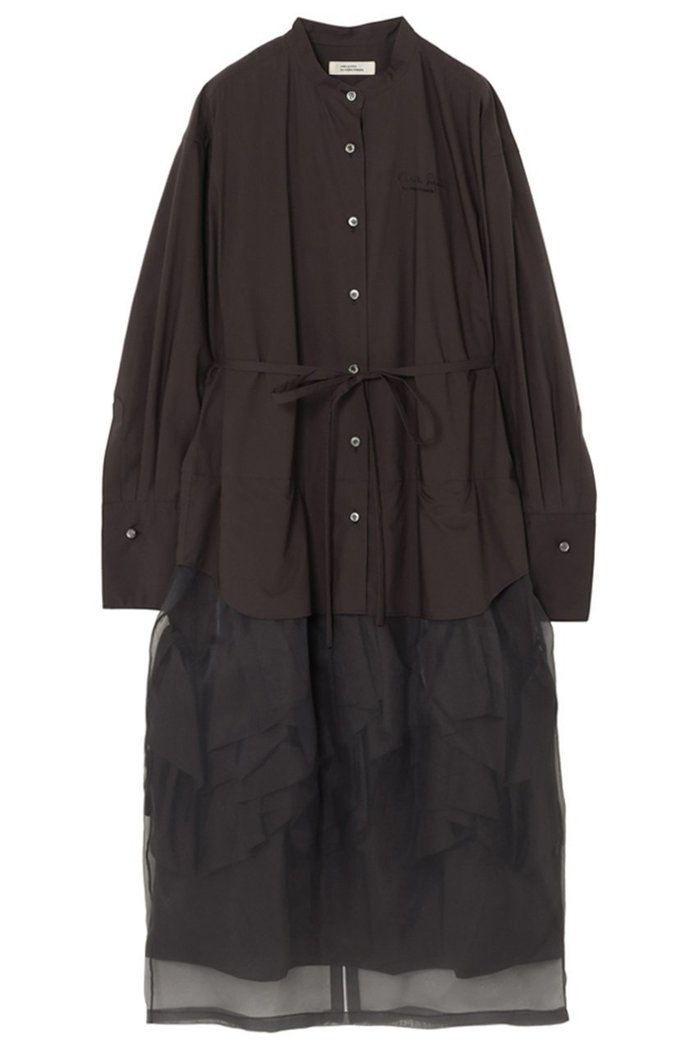 【ミラ ショーン バイ チカ キサダ/mila schon by chika kisada】のスビンコットン シャツドレス インテリア・キッズ・メンズ・レディースファッション・服の通販 founy(ファニー) https://founy.com/ ファッション Fashion レディースファッション Fashion for Women ワンピース Dresses フォーマル・パーティードレス・結婚式用ドレス Elegant & Casual Dresses チュニック Tunic Tops & Dresses なめらか Smooth, Silky Texture オーガンジー Organza Fabric ギャザー Gathered, Ruffled チュニック Tunic, Long Top ドレス Dress, One-Piece ロング Long, Long-Length エレガント 上品 Elegant |ID: prp329100004646701 ipo3291000000036152101