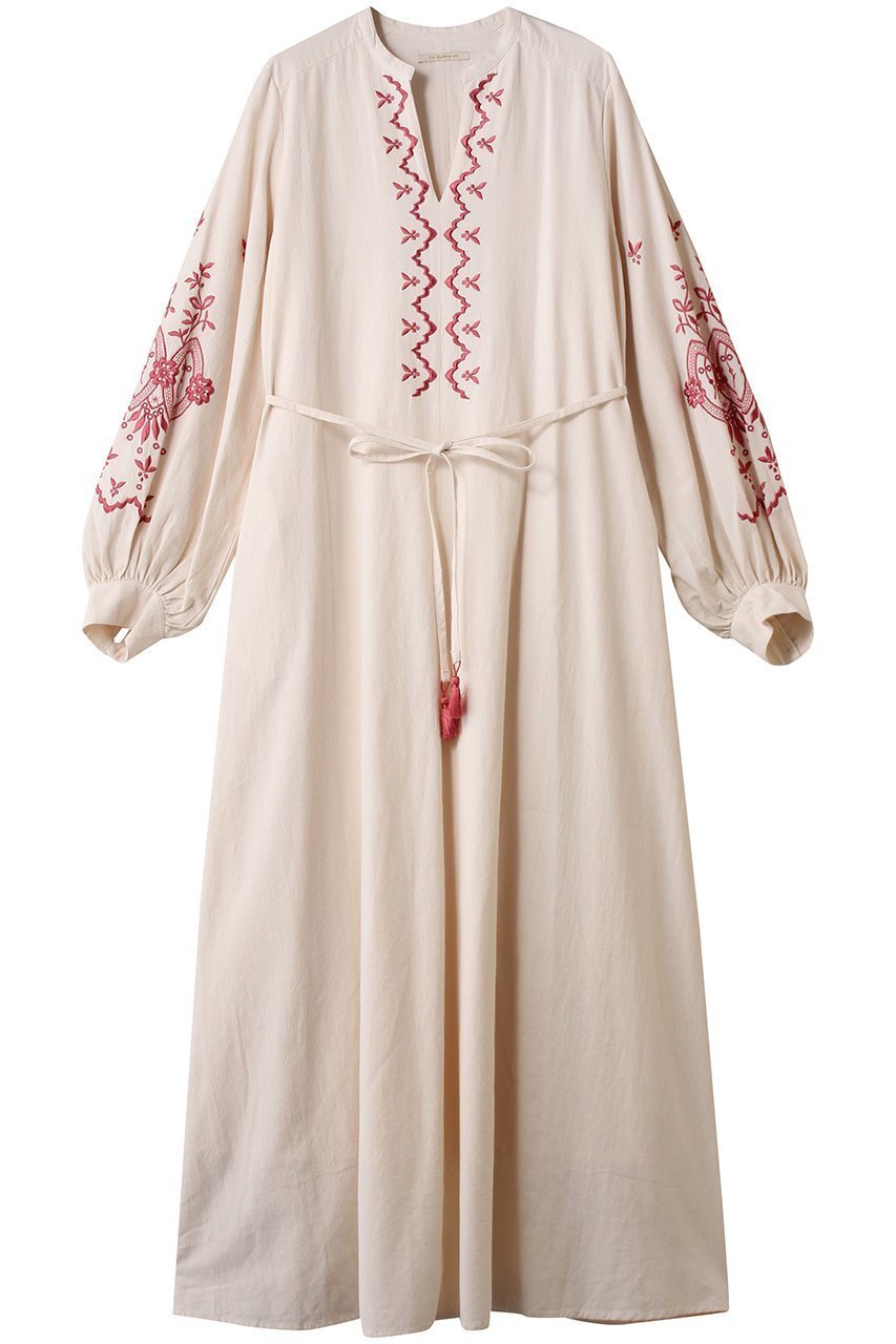 【ヌキテパ/NE QUITTEZ PAS】のCRIMP COTTON ANGLAIS エンブロイダリー ドレス インテリア・キッズ・メンズ・レディースファッション・服の通販 founy(ファニー) ファッション Fashion レディースファッション Fashion for Women ワンピース Dresses フォーマル・パーティードレス・結婚式用ドレス Elegant & Casual Dresses チュニック Tunic Tops & Dresses おすすめ Recommended / Our Picks エンブロイダリー Embroidery Design チュニック Tunic, Long Top ドレス Dress, One-Piece リゾート Resort, Vacation Style リボン Ribbon, Bow ロング Long, Long-Length エクリュ|ID: prp329100004646704 ipo3291000000035652054