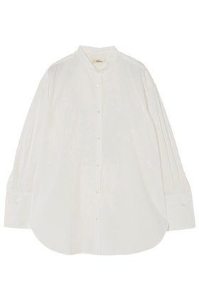 【ミラ ショーン バイ チカ キサダ/mila schon by chika kisada】のスビンコットン エンブロイダリーシャツ 人気、トレンドファッション・服の通販 founy(ファニー) ファッション Fashion レディースファッション Fashion for Women トップス・カットソー Cut & Sew Tops シャツ・ブラウス・オフィスカジュアル Elegant Blouses & Button-Ups なめらか Smooth, Silky Texture スリーブ Sleeve, Long Sleeve / Short Sleeve ロング Long, Long-Length |ID:prp329100004646706