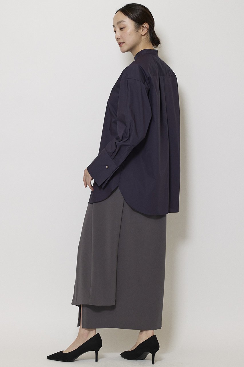 【ミラ ショーン バイ チカ キサダ/mila schon by chika kisada】のスビンコットン エンブロイダリーシャツ 人気、トレンドファッション・服の通販 founy(ファニー) 　ファッション　Fashion　レディースファッション　Fashion for Women　トップス・カットソー　Cut & Sew Tops　シャツ・ブラウス・オフィスカジュアル　Elegant Blouses & Button-Ups　なめらか　Smooth, Silky Texture　スリーブ　Sleeve, Long Sleeve / Short Sleeve　ロング　Long, Long-Length　other-6|ID: prp329100004646706 ipo3291000000035884186