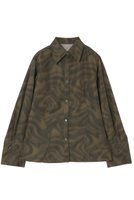 【ミラ ショーン バイ チカ キサダ/mila schon by chika kisada】のオリジナルプリント シャツ 人気、トレンドファッション・服の通販 founy(ファニー) ファッション Fashion レディースファッション Fashion for Women トップス・カットソー Cut & Sew Tops シャツ・ブラウス・オフィスカジュアル Elegant Blouses & Button-Ups インナー Innerwear クラシカル Classical, Vintage-Inspired サテン Satin, Glossy Fabric スリーブ Sleeve, Long Sleeve / Short Sleeve プリント Print, Printed Pattern ロング Long, Long-Length 羽織 Haori, Light Jacket |ID:prp329100004646708