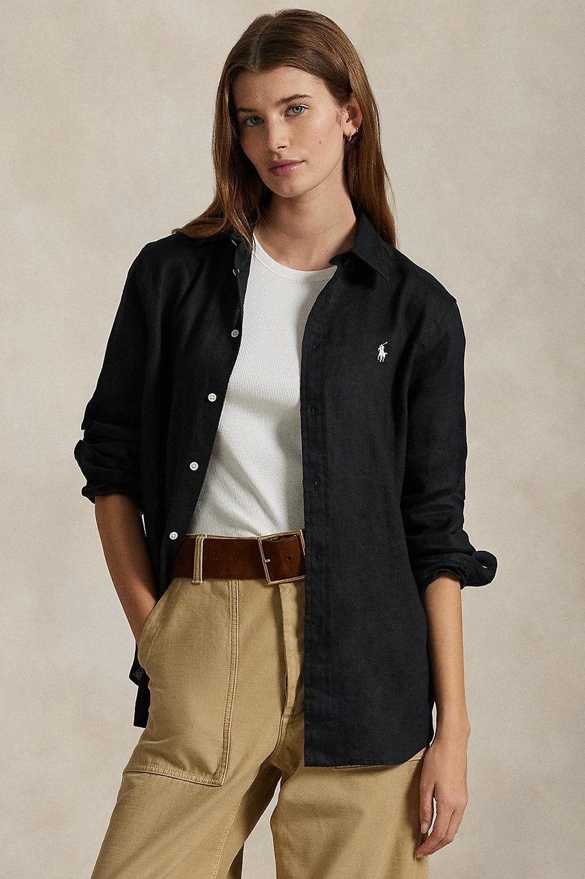 【ラルフローレン/RALPH LAUREN】の【POLO RALPH LAUREN】クラシック フィット リネン シャツ 人気、トレンドファッション・服の通販 founy(ファニー) 　ファッション　Fashion　レディースファッション　Fashion for Women　トップス・カットソー　Cut & Sew Tops　シャツ・ブラウス・オフィスカジュアル　Elegant Blouses & Button-Ups　2025年　2025　2025-2026秋冬・A/W　Autumn/Winter 2025–26 AW25–26　エレガント 上品　Elegant　クラシック　Classic, Timeless Style　ジャケット　Jacket, Outerwear　ストレート　Straight, Straight Cut　スリーブ　Sleeve, Long Sleeve / Short Sleeve　フィット　Fit, Slim Fit　リネン　Linen, Linen Fabric　ロング　Long, Long-Length　定番　Standard, Basic Item　A/W・秋冬　Autumn/Winter　other-5|ID: prp329100004646710 ipo3291000000033540813