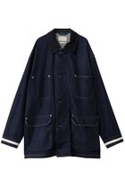 【ヨーク/YOKE / MEN】の【MEN】デニム カバーオール ハーフ コート インディゴ|ID: prp329100004646722 ipo3291000000033540914