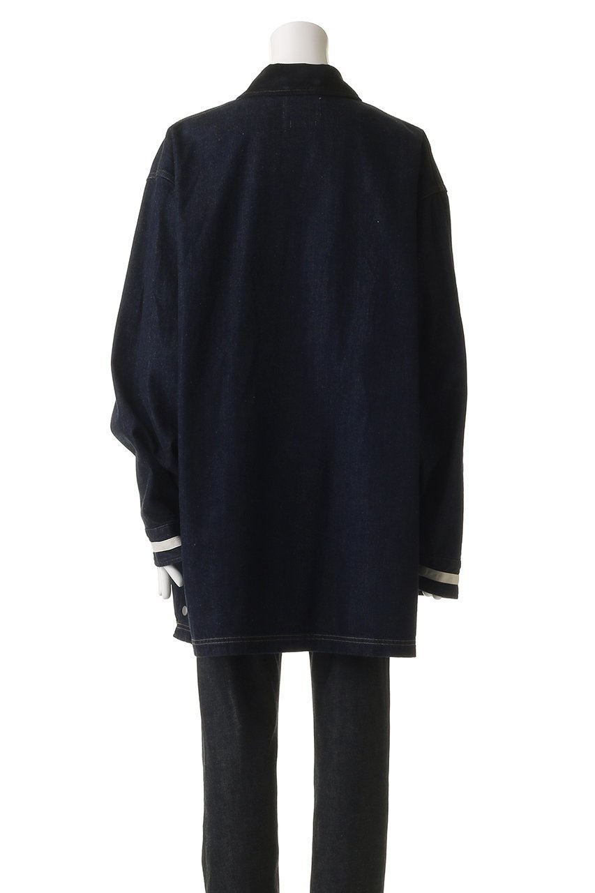 【ヨーク/YOKE】の【UNISEX】デニム カバーオール ハーフ コート 人気、トレンドファッション・服の通販 founy(ファニー) 　ファッション　Fashion　レディースファッション　Fashion for Women　アウター　Coat / Outerwear Collection　コート・ロングコート・ピーコート　Long Coats, Peacoats & More　ユニセックス　Unisex, Genderless　インディゴ　Indigo Denim　コーデュロイ　Corduroy, Cord Fabric　ショート　Short, Short Length　ジャケット　Jacket, Outerwear　デニム　Denim, Jeans Material　ハーフ　Half, Half-Length　バランス　Balance, Style Balance　モダン　Modern, Contemporary　ヴィンテージ　Vintage Style　other-4|ID: prp329100004646722 ipo3291000000035652096