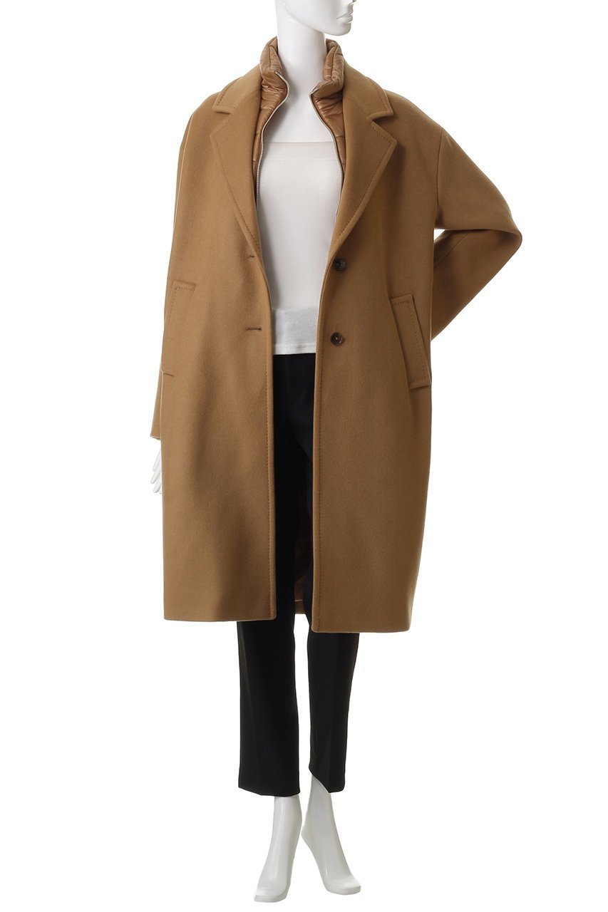 【ヘルノ/HERNO】のウール中綿コンビ コート 人気、トレンドファッション・服の通販 founy(ファニー) 　ファッション　Fashion　レディースファッション　Fashion for Women　アウター　Coat / Outerwear Collection　コート・ロングコート・ピーコート　Long Coats, Peacoats & More　2025年　2025　2025-2026秋冬・A/W　Autumn/Winter 2025–26 AW25–26　イタリア　Italy　コンビ　Combo, Combination Style　シンプル　Simple, Minimal　ダウン　Down, Puffer　チェスターコート　Chester Coat, Long Coat　ロング　Long, Long-Length　定番　Standard, Basic Item　A/W・秋冬　Autumn/Winter　防寒　Cold Protection, Winter-Ready　other-8|ID: prp329100004646723 ipo3291000000033540938