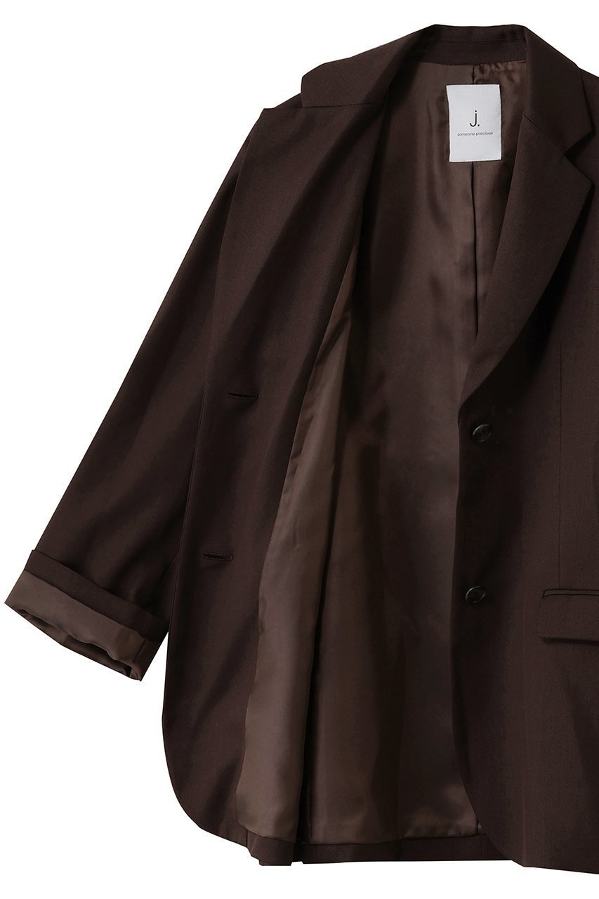 【ジェイドット/j.】のヴァージンウール混オーバーサイズジャケット 人気、トレンドファッション・服の通販 founy(ファニー) 　ファッション　Fashion　レディースファッション　Fashion for Women　アウター　Coat / Outerwear Collection　レディースジャケット・軽アウター　Jackets　2025年　2025　2025-2026秋冬・A/W　Autumn/Winter 2025–26 AW25–26　おすすめ　Recommended / Our Picks　クラシカル　Classical, Vintage-Inspired　ジャケット　Jacket, Outerwear　A/W・秋冬　Autumn/Winter　other-6|ID: prp329100004646724 ipo3291000000033540948