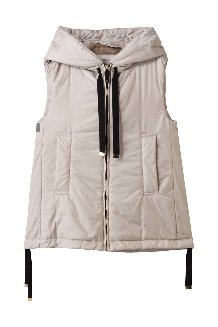 【マックスマーラ/Max Mara】の【Max Mara The Cube】GREENGO ノースリーブパファージャケット インテリア・キッズ・メンズ・レディースファッション・服の通販 founy(ファニー) 　ファッション　Fashion　レディースファッション　Fashion for Women　アウター　Coat / Outerwear Collection　レディースジャケット・軽アウター　Jackets　2025年　2025　2025-2026秋冬・A/W　Autumn/Winter 2025–26 AW25–26　ジャケット　Jacket, Outerwear　フェミニン　Feminine, Girly　ベスト　Vest, Waistcoat　リュクス　Luxury, Elegant, High-End, Chic　冬　Winter / This Winter　A/W・秋冬　Autumn/Winter　ベージュ|ID: prp329100004646727 ipo3291000000033540984
