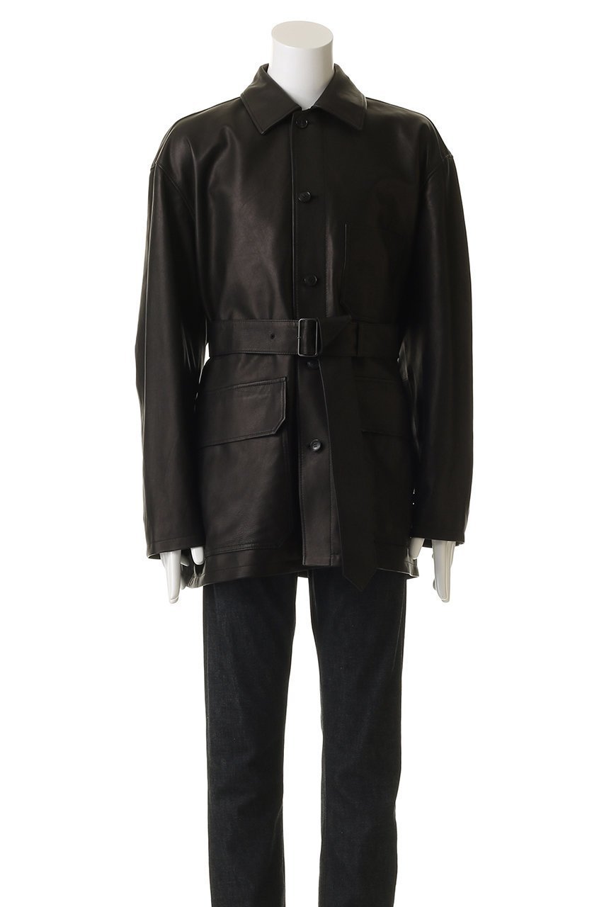 【イレーヴ/YLEVE / MEN】の【MEN】 SHEEP レザー カバーオール ジャケット 人気、トレンドファッション・服の通販 founy(ファニー) 　ファッション　Fashion　メンズファッション　Fashion for Men　2025年　2025　2025-2026秋冬・A/W　Autumn/Winter 2025–26 AW25–26　ジャケット　Jacket, Outerwear　トレンド　Trend, Trending Now　ハーフ　Half, Half-Length　A/W・秋冬　Autumn/Winter　other-2|ID: prp329100004646732 ipo3291000000033541028