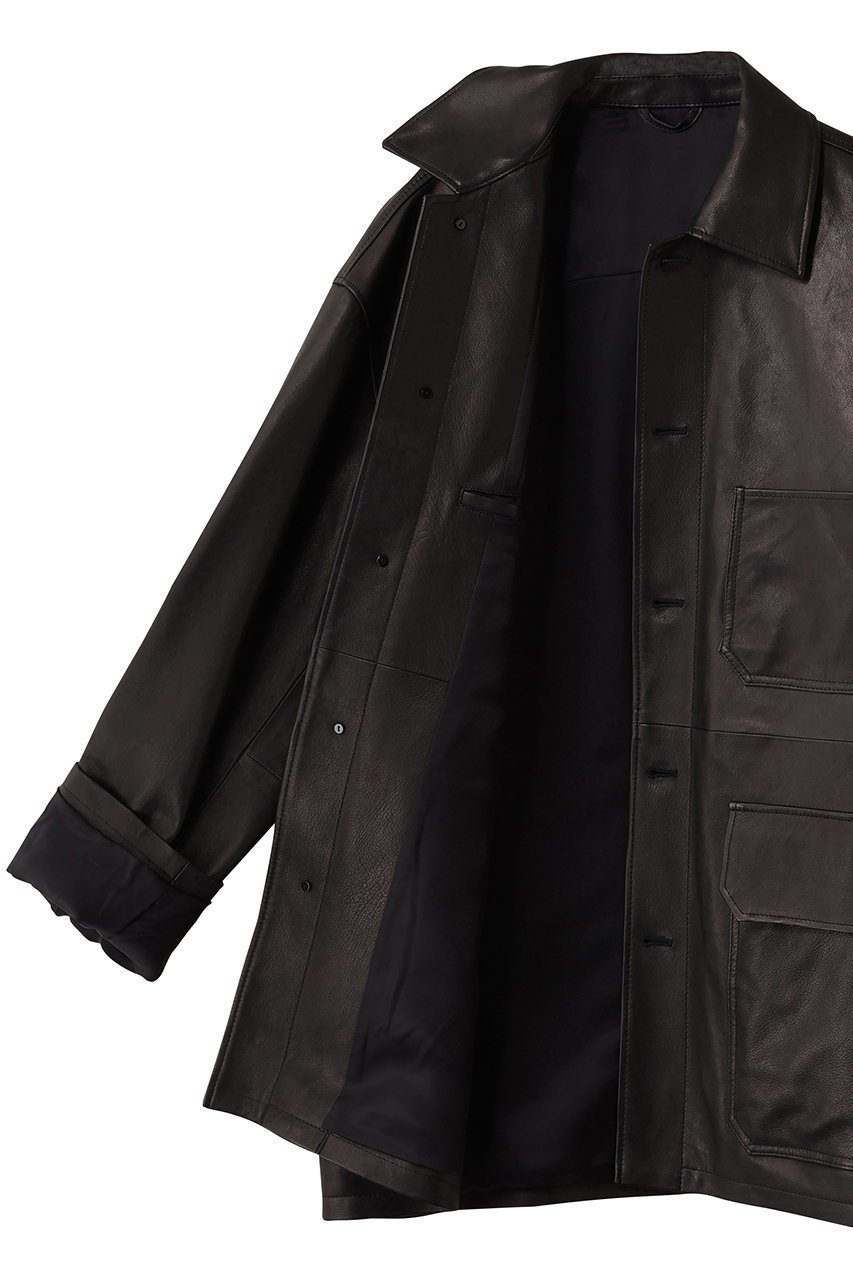 【イレーヴ/YLEVE / MEN】の【MEN】 SHEEP レザー カバーオール ジャケット 人気、トレンドファッション・服の通販 founy(ファニー) 　ファッション　Fashion　メンズファッション　Fashion for Men　2025年　2025　2025-2026秋冬・A/W　Autumn/Winter 2025–26 AW25–26　ジャケット　Jacket, Outerwear　トレンド　Trend, Trending Now　ハーフ　Half, Half-Length　A/W・秋冬　Autumn/Winter　other-6|ID: prp329100004646732 ipo3291000000033541036