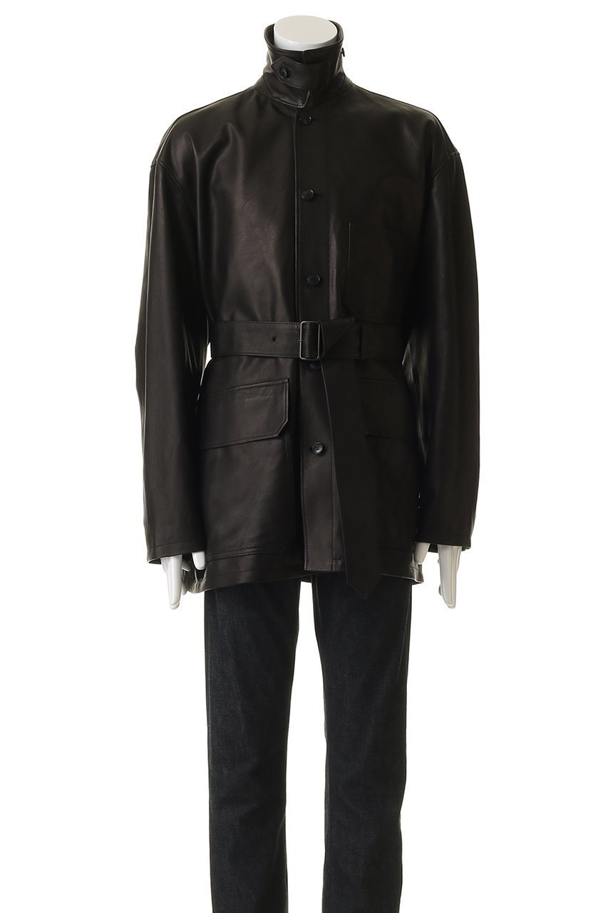 【イレーヴ/YLEVE / MEN】の【MEN】 SHEEP レザー カバーオール ジャケット 人気、トレンドファッション・服の通販 founy(ファニー) 　ファッション　Fashion　メンズファッション　Fashion for Men　2025年　2025　2025-2026秋冬・A/W　Autumn/Winter 2025–26 AW25–26　ジャケット　Jacket, Outerwear　トレンド　Trend, Trending Now　ハーフ　Half, Half-Length　A/W・秋冬　Autumn/Winter　other-7|ID: prp329100004646732 ipo3291000000033541037