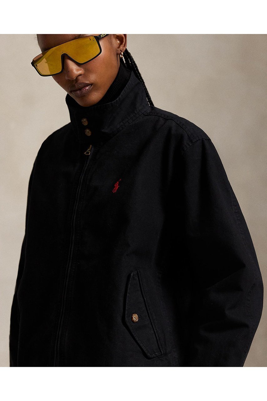 【ラルフローレン/RALPH LAUREN】の【POLO RALPH LAUREN】コットン キャンバス ジャケット 人気、トレンドファッション・服の通販 founy(ファニー) 　ファッション　Fashion　レディースファッション　Fashion for Women　アウター　Coat / Outerwear Collection　レディースジャケット・軽アウター　Jackets　ブルゾンジャケット・スポーティアウター　Blouson Jackets　2025年　2025　2025-2026秋冬・A/W　Autumn/Winter 2025–26 AW25–26　キャンバス　Canvas, Canvas Fabric　クロップド　Cropped, Short Length　ジャケット　Jacket, Outerwear　スタンド　Stand Collar, Upright Stand　ブルゾン　Blouson, Bomber Jacket　モダン　Modern, Contemporary　リラックス　Relax, Relaxed Fit　A/W・秋冬　Autumn/Winter　other-3|ID: prp329100004646734 ipo3291000000033541056
