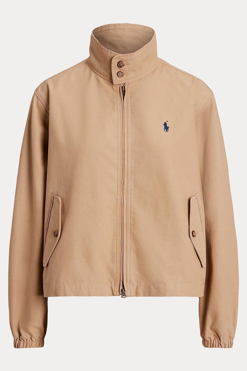 【ラルフローレン/RALPH LAUREN】の【POLO RALPH LAUREN】ウィンドブレーカー インテリア・キッズ・メンズ・レディースファッション・服の通販 founy(ファニー) 　ファッション　Fashion　レディースファッション　Fashion for Women　アウター　Coat / Outerwear Collection　レディースジャケット・軽アウター　Jackets　ブルゾンジャケット・スポーティアウター　Blouson Jackets　キャンバス　Canvas, Canvas Fabric　クロップド　Cropped, Short Length　ジャケット　Jacket, Outerwear　スタンド　Stand Collar, Upright Stand　ブルゾン　Blouson, Bomber Jacket　モダン　Modern, Contemporary　リラックス　Relax, Relaxed Fit　ベージュ|ID: prp329100004646734 ipo3291000000036544867