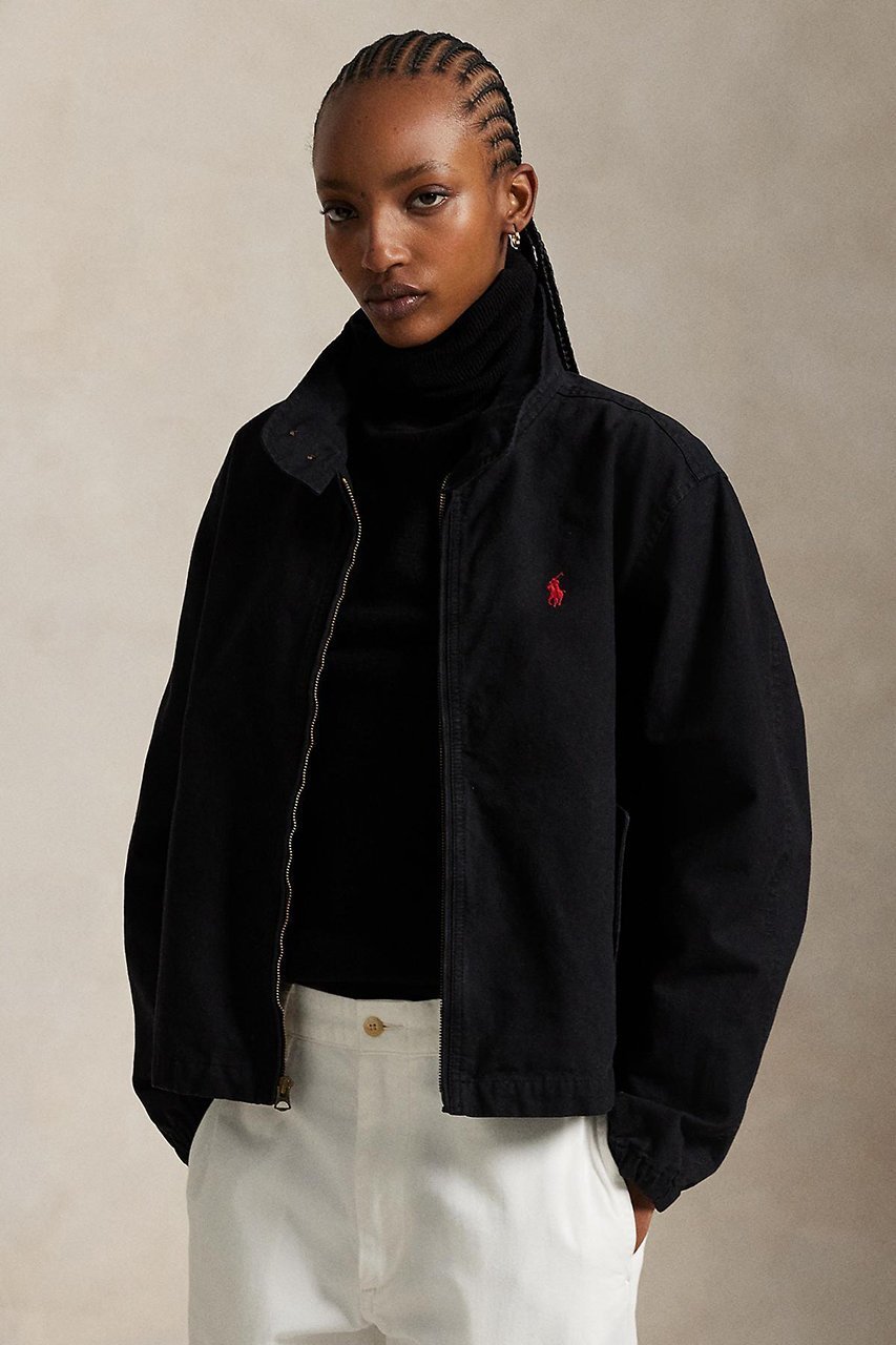 【ラルフローレン/RALPH LAUREN】の【POLO RALPH LAUREN】ウィンドブレーカー 人気、トレンドファッション・服の通販 founy(ファニー) 　ファッション　Fashion　レディースファッション　Fashion for Women　アウター　Coat / Outerwear Collection　レディースジャケット・軽アウター　Jackets　ブルゾンジャケット・スポーティアウター　Blouson Jackets　キャンバス　Canvas, Canvas Fabric　クロップド　Cropped, Short Length　ジャケット　Jacket, Outerwear　スタンド　Stand Collar, Upright Stand　ブルゾン　Blouson, Bomber Jacket　モダン　Modern, Contemporary　リラックス　Relax, Relaxed Fit　other-6|ID: prp329100004646734 ipo3291000000036544879