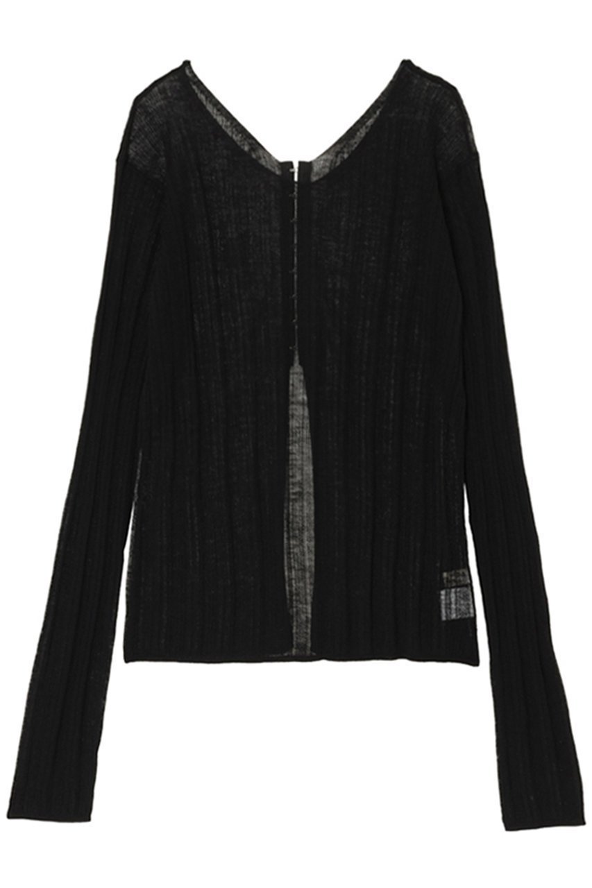 【ミラ ショーン バイ チカ キサダ/mila schon by chika kisada】のランダムリブ 2WAYニット プルオーバー 人気、トレンドファッション・服の通販 founy(ファニー) 　ファッション　Fashion　レディースファッション　Fashion for Women　トップス・カットソー　Cut & Sew Tops　ニット　Knit Tops & Sweaters　カジュアルプルオーバー・ニットトップス　Pullovers & Knit Tops / Casual Pullovers　スリット　Slit, Slit Detail　 other-1|ID: prp329100004646735 ipo3291000000035798827