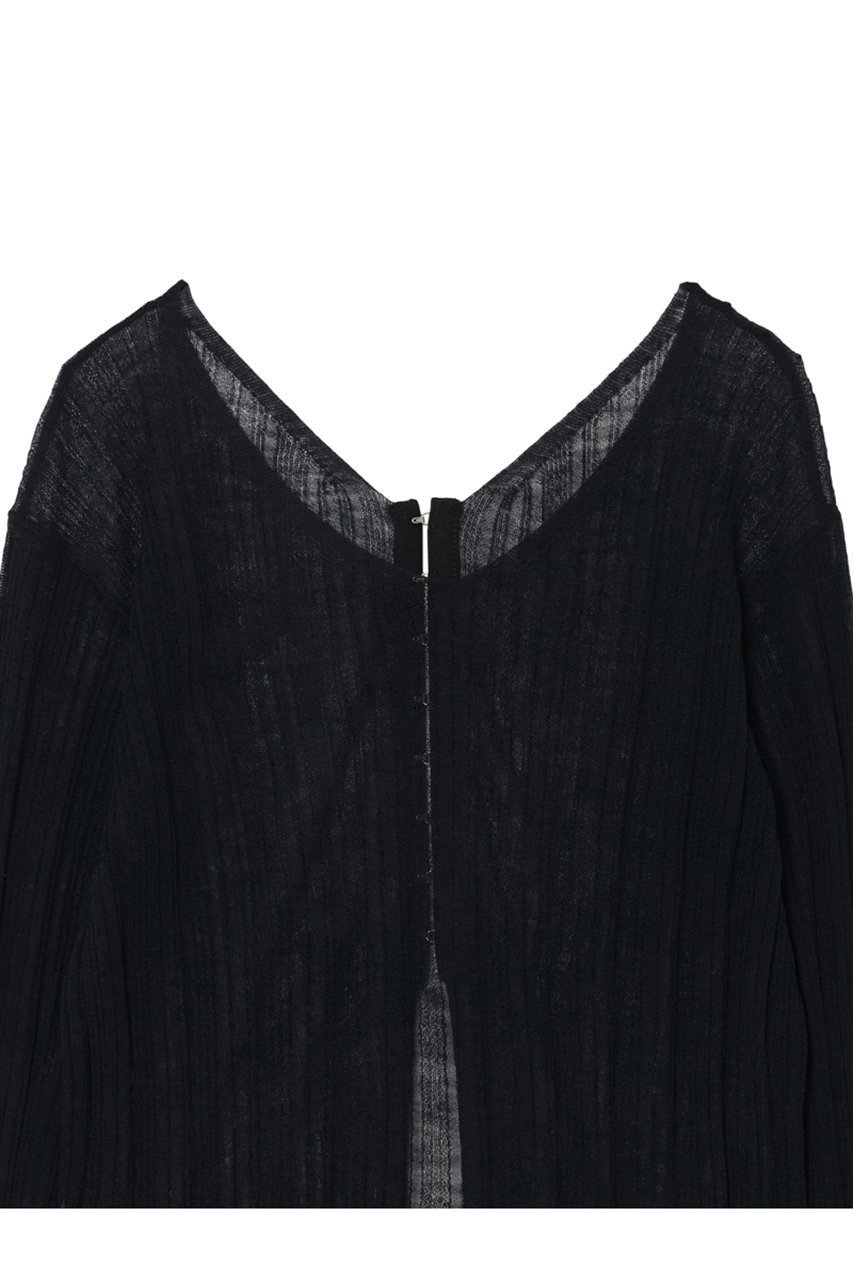 【ミラ ショーン バイ チカ キサダ/mila schon by chika kisada】のランダムリブ 2WAYニット プルオーバー 人気、トレンドファッション・服の通販 founy(ファニー) 　ファッション　Fashion　レディースファッション　Fashion for Women　トップス・カットソー　Cut & Sew Tops　ニット　Knit Tops & Sweaters　カジュアルプルオーバー・ニットトップス　Pullovers & Knit Tops / Casual Pullovers　スリット　Slit, Slit Detail　other-3|ID: prp329100004646735 ipo3291000000035953513