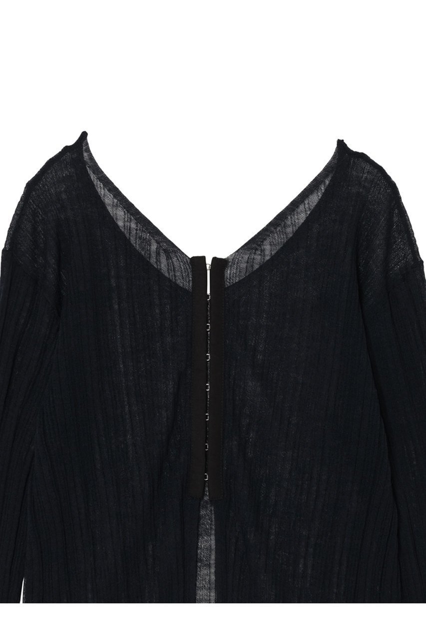 【ミラ ショーン バイ チカ キサダ/mila schon by chika kisada】のランダムリブ 2WAYニット プルオーバー 人気、トレンドファッション・服の通販 founy(ファニー) 　ファッション　Fashion　レディースファッション　Fashion for Women　トップス・カットソー　Cut & Sew Tops　ニット　Knit Tops & Sweaters　カジュアルプルオーバー・ニットトップス　Pullovers & Knit Tops / Casual Pullovers　スリット　Slit, Slit Detail　other-4|ID: prp329100004646735 ipo3291000000035953514