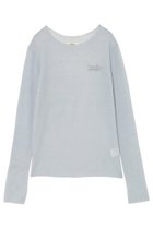 【ミラ ショーン バイ チカ キサダ/mila schon by chika kisada】のエンブロイダリー シアーニット プルオーバー ブルーグレー|ID: prp329100004646737 ipo3291000000035346527