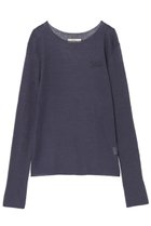 【ミラ ショーン バイ チカ キサダ/mila schon by chika kisada】のエンブロイダリー シアーニット プルオーバー パープル|ID: prp329100004646737 ipo3291000000035346532