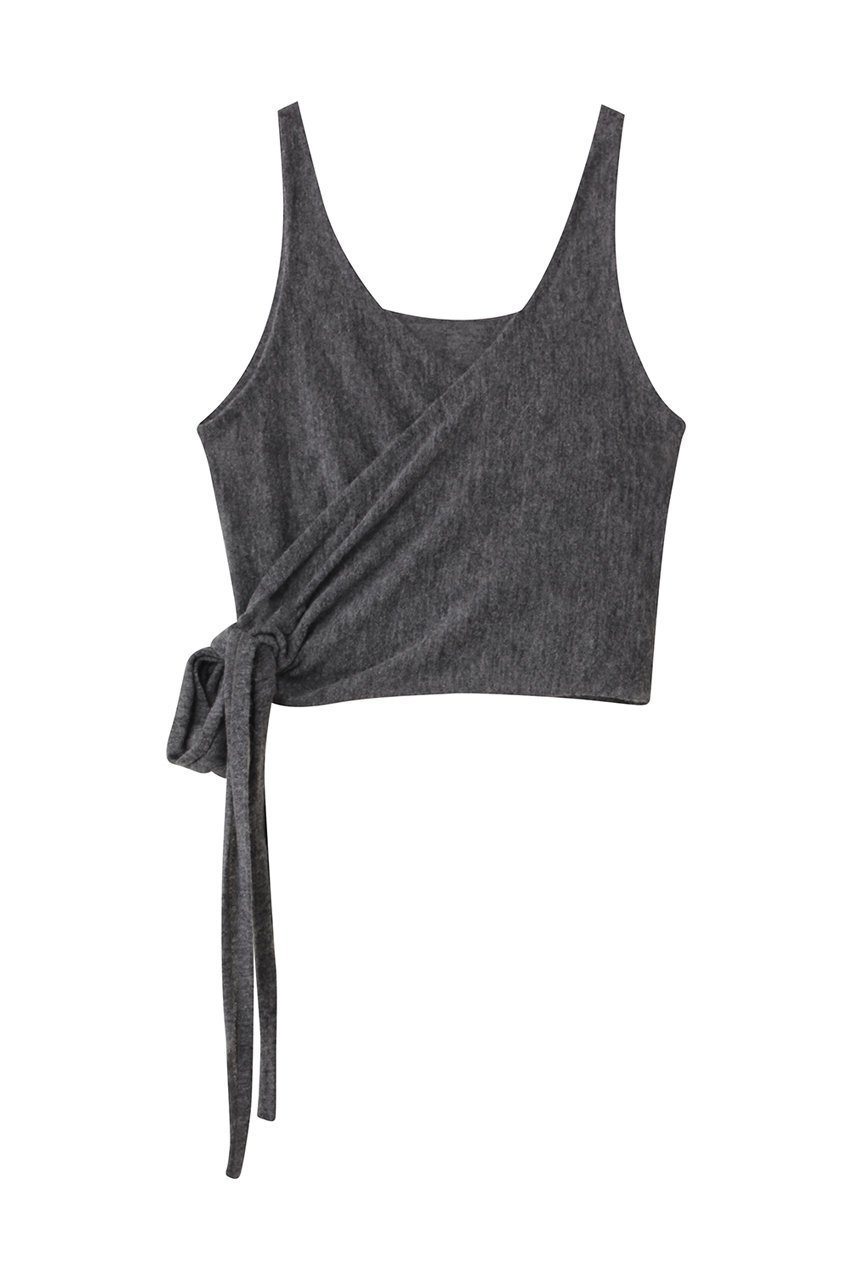 【ガリャルダガランテ/GALLARDAGALANTE】の【アンサンブル対応】カシュクールニット インテリア・キッズ・メンズ・レディースファッション・服の通販 founy(ファニー) 　ファッション　Fashion　レディースファッション　Fashion for Women　トップス・カットソー　Cut & Sew Tops　ニット　Knit Tops & Sweaters　アンサンブルニット　Knit Ensembles & Twin Sets　カジュアルプルオーバー・ニットトップス　Pullovers & Knit Tops / Casual Pullovers　おすすめ　Recommended / Our Picks　アンサンブル　Ensemble Set　インナー　Innerwear　カットソー　Cut and Sewn Top　チャコールグレー|ID: prp329100004646740 ipo3291000000035938962