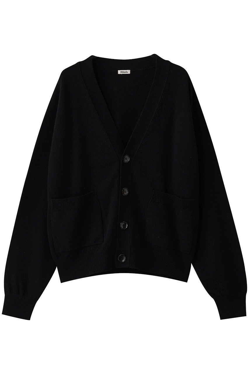 【オブラダ/Oblada】のHENRY カーディガン インテリア・キッズ・メンズ・レディースファッション・服の通販 founy(ファニー) 　ファッション　Fashion　レディースファッション　Fashion for Women　トップス・カットソー　Cut & Sew Tops　ニット　Knit Tops & Sweaters　カーディガン・羽織り　Layered Style Cardigans　2025年　2025　2025-2026秋冬・A/W　Autumn/Winter 2025–26 AW25–26　カーディガン　Cardigan, Knitwear　ベーシック　Basic, Essential　定番　Standard, Basic Item　A/W・秋冬　Autumn/Winter　ブラック|ID: prp329100004646743 ipo3291000000033541128