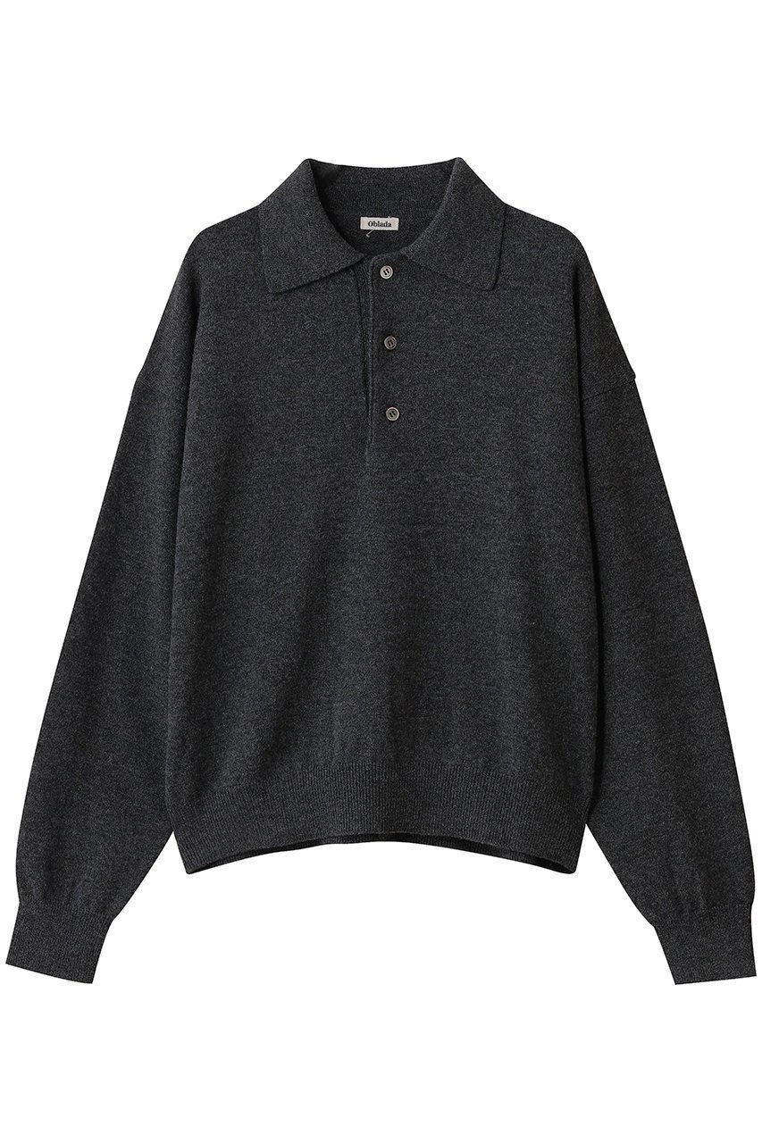 【オブラダ/Oblada】のHENRY ポロニット 人気、トレンドファッション・服の通販 founy(ファニー) 　ファッション　Fashion　レディースファッション　Fashion for Women　トップス・カットソー　Cut & Sew Tops　ニット　Knit Tops & Sweaters　カジュアルプルオーバー・ニットトップス　Pullovers & Knit Tops / Casual Pullovers　2025年　2025　2025-2026秋冬・A/W　Autumn/Winter 2025–26 AW25–26　クラシカル　Classical, Vintage-Inspired　ボトム　Bottoms, Lower Wear　A/W・秋冬　Autumn/Winter　 other-1|ID: prp329100004646744 ipo3291000000033541138