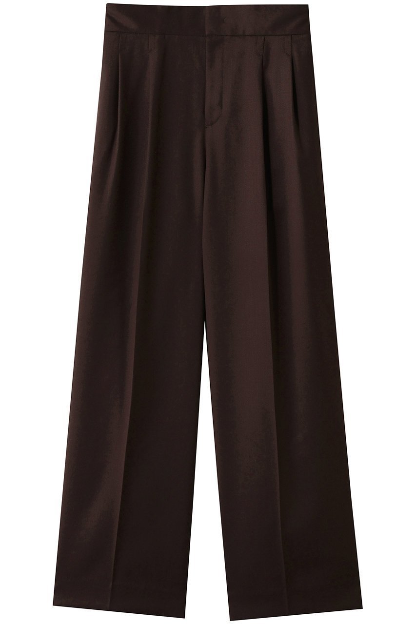 【ジェイドット/j.】のウール混ハイウエストワイドパンツ インテリア・キッズ・メンズ・レディースファッション・服の通販 founy(ファニー) 　ファッション　Fashion　レディースファッション　Fashion for Women　パンツ　Pants & Trousers　シンプル　Simple, Minimal　ストレート　Straight, Straight Cut　センター　Center, Center Line　ワイド　Wide, Wide Fit　エレガント 上品　Elegant　ワイン|ID: prp329100004646746 ipo3291000000035798876