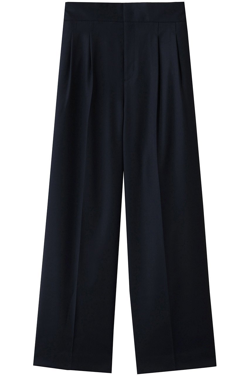 【ジェイドット/j.】のウール混ハイウエストワイドパンツ インテリア・キッズ・メンズ・レディースファッション・服の通販 founy(ファニー) 　ファッション　Fashion　レディースファッション　Fashion for Women　パンツ　Pants & Trousers　シンプル　Simple, Minimal　ストレート　Straight, Straight Cut　センター　Center, Center Line　ワイド　Wide, Wide Fit　エレガント 上品　Elegant　ネイビー|ID: prp329100004646746 ipo3291000000035798878