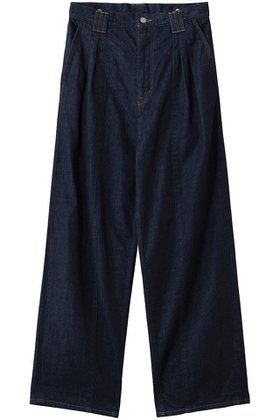 【ヨーク/YOKE / MEN】 【MEN】デニム 3プリーツ ワイドレッグ パンツ人気、トレンドファッション・服の通販 founy(ファニー) ファッション Fashion メンズファッション Fashion for Men ボトムス Bottoms デニムパンツ・ジーンズ Denim Pants 2025年 2025 2025-2026秋冬・A/W Autumn/Winter 2025–26 AW25–26 インディゴ Indigo Denim デニム Denim, Jeans Material バランス Balance, Style Balance フロント Front, Front Design プリーツ Pleats, Pleated ループ Loop, Loop Knit ヴィンテージ Vintage Style A/W・秋冬 Autumn/Winter |ID:prp329100004646750
