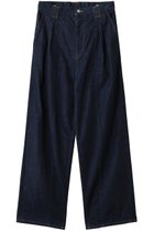 【ヨーク/YOKE】の【UNISEX】デニム 3プリーツ ワイドレッグ パンツ インディゴ|ID: prp329100004646750 ipo3291000000036832663