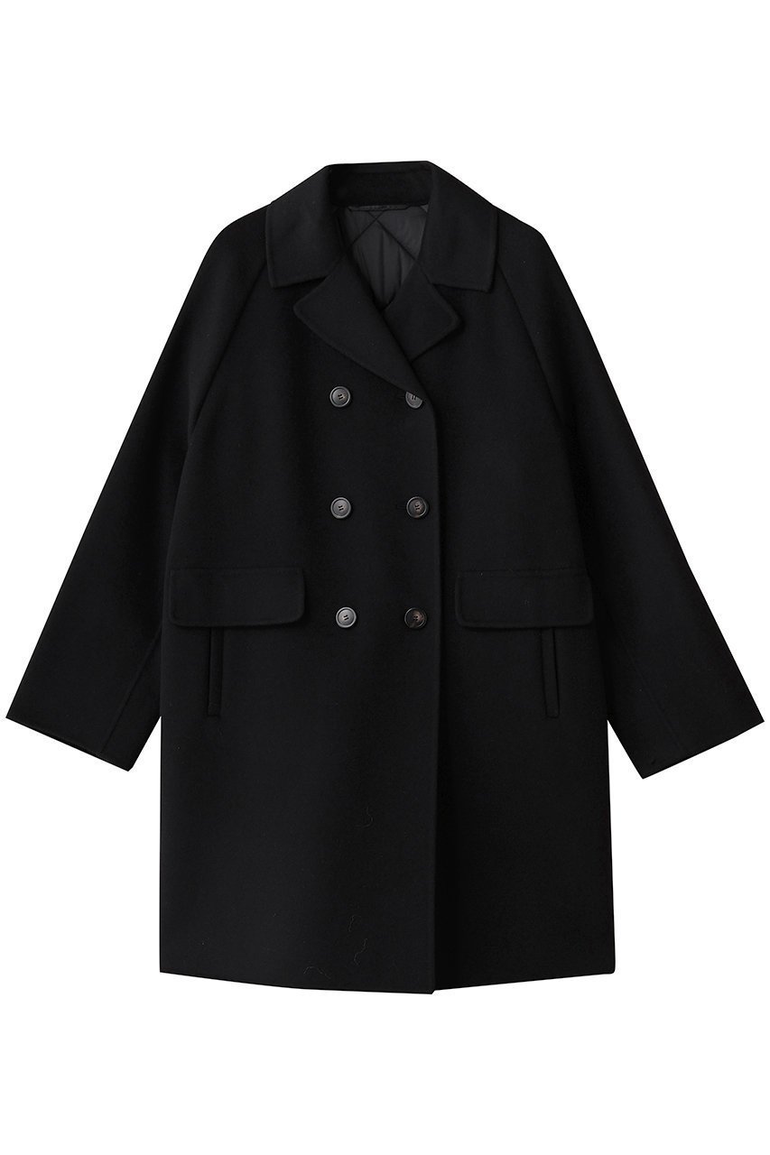 【マックスマーラ/Max Mara】の【Weekend Max Mara】ZOLFO Lana Vergine コート インテリア・キッズ・メンズ・レディースファッション・服の通販 founy(ファニー) 　ファッション　Fashion　レディースファッション　Fashion for Women　アウター　Coat / Outerwear Collection　コート・ロングコート・ピーコート　Long Coats, Peacoats & More　2025年　2025　2025-2026秋冬・A/W　Autumn/Winter 2025–26 AW25–26　キルティング　Quilted, Quilting　ダブル　Double, Double-Breasted　フロント　Front, Front Design　ミドル　Middle Length, Mid Height　リュクス　Luxury, Elegant, High-End, Chic　ロング　Long, Long-Length　A/W・秋冬　Autumn/Winter　ブラック|ID: prp329100004647711 ipo3291000000033551075