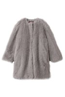【マックスマーラ/Max Mara】の【Max Mara Studio】EROS フェイクファー ノーカラーコート 人気、トレンドファッション・服の通販 founy(ファニー) ファッション Fashion レディースファッション Fashion for Women アウター Coat / Outerwear Collection コート・ロングコート・ピーコート Long Coats, Peacoats & More パーティ Party, Party Style フェイクファー Faux Fur, Imitation Fur ロング Long, Long-Length A/W・秋冬 Autumn/Winter |ID:prp329100004647713