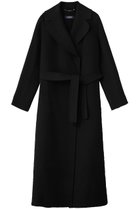 【マックスマーラ/Max Mara】の【 S Max Mara】POLDO ウエストLana Vergine ロングコート ブラック|ID: prp329100004647715 ipo3291000000033853172