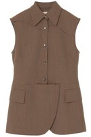 【ミラ ショーン バイ チカ キサダ/mila schon by chika kisada】のチェック ノースリーブ ジャケット 人気、トレンドファッション・服の通販 founy(ファニー) ファッション Fashion レディースファッション Fashion for Women アウター Coat / Outerwear Collection レディースジャケット・軽アウター Jackets 2025年 2025 2025-2026秋冬・A/W Autumn/Winter 2025–26 AW25–26 シンプル Simple, Minimal ジャケット Jacket, Outerwear タートルネック Turtleneck, High Neck チェック Check, Plaid, Tartan ノースリーブ Sleeveless, No-Sleeve ベスト Vest, Waistcoat ロング Long, Long-Length A/W・秋冬 Autumn/Winter |ID:prp329100004647716