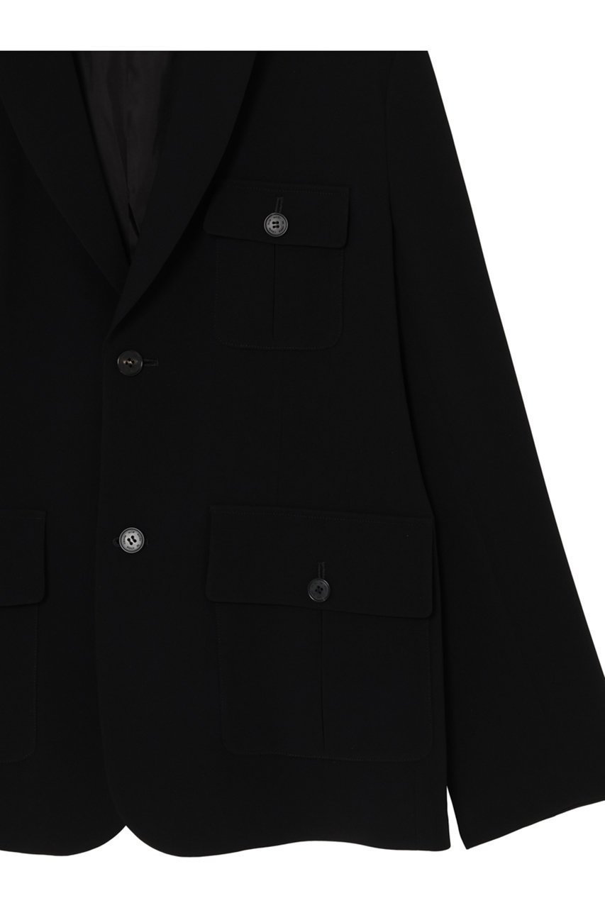 【ミラ ショーン バイ チカ キサダ/mila schon by chika kisada】のダブルジョーゼット フラップポケット ジャケット 人気、トレンドファッション・服の通販 founy(ファニー) 　ファッション　Fashion　レディースファッション　Fashion for Women　アウター　Coat / Outerwear Collection　レディースジャケット・軽アウター　Jackets　おすすめ　Recommended / Our Picks　とろみ　Fluid, Flowy Fabric　ジャケット　Jacket, Outerwear　ジョーゼット　Georgette, Semi-Sheer Fabric　セットアップ　Set-Up, Coordinated Outfit　ダブル　Double, Double-Breasted　フラップ　Flap, Flap Pocket　ポケット　Pocket, Pocket Detail　エレガント 上品　Elegant　定番　Standard, Basic Item　other-3|ID: prp329100004647718 ipo3291000000036881866