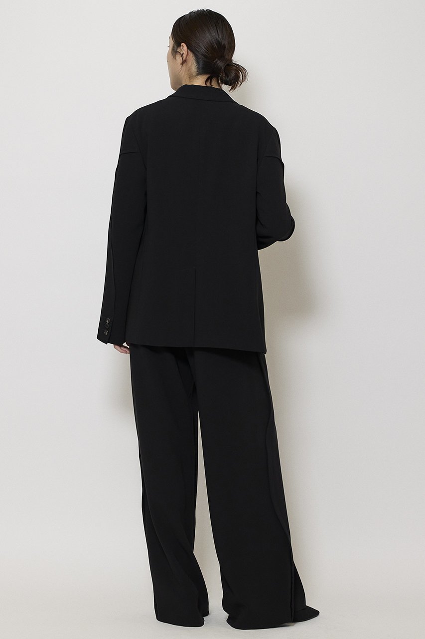 【ミラ ショーン バイ チカ キサダ/mila schon by chika kisada】のダブルジョーゼット フラップポケット ジャケット 人気、トレンドファッション・服の通販 founy(ファニー) 　ファッション　Fashion　レディースファッション　Fashion for Women　アウター　Coat / Outerwear Collection　レディースジャケット・軽アウター　Jackets　おすすめ　Recommended / Our Picks　とろみ　Fluid, Flowy Fabric　ジャケット　Jacket, Outerwear　ジョーゼット　Georgette, Semi-Sheer Fabric　セットアップ　Set-Up, Coordinated Outfit　ダブル　Double, Double-Breasted　フラップ　Flap, Flap Pocket　ポケット　Pocket, Pocket Detail　エレガント 上品　Elegant　定番　Standard, Basic Item　other-7|ID: prp329100004647718 ipo3291000000036881874