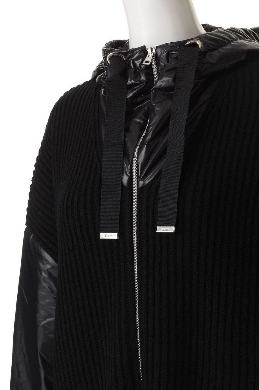 【ヘルノ/HERNO】のウールリブニット フーディーブルゾン 人気、トレンドファッション・服の通販 founy(ファニー) 　ファッション　Fashion　レディースファッション　Fashion for Women　アウター　Coat / Outerwear Collection　レディースジャケット・軽アウター　Jackets　ブルゾンジャケット・スポーティアウター　Blouson Jackets　ジャケット　Jacket, Outerwear　ブルゾン　Blouson, Bomber Jacket　ラグジュアリー　Luxury, Elegant　リラックス　Relax, Relaxed Fit　エレガント 上品　Elegant　定番　Standard, Basic Item　軽量　Lightweight, Ultra Light　other-5|ID: prp329100004647720 ipo3291000000036195112