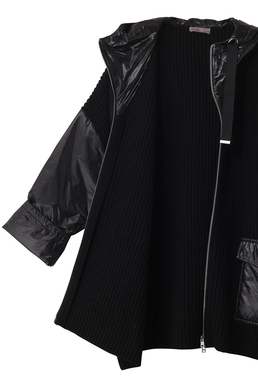 【ヘルノ/HERNO】のウールリブニット フーディーブルゾン 人気、トレンドファッション・服の通販 founy(ファニー) 　ファッション　Fashion　レディースファッション　Fashion for Women　アウター　Coat / Outerwear Collection　レディースジャケット・軽アウター　Jackets　ブルゾンジャケット・スポーティアウター　Blouson Jackets　ジャケット　Jacket, Outerwear　ブルゾン　Blouson, Bomber Jacket　ラグジュアリー　Luxury, Elegant　リラックス　Relax, Relaxed Fit　エレガント 上品　Elegant　定番　Standard, Basic Item　軽量　Lightweight, Ultra Light　other-6|ID: prp329100004647720 ipo3291000000036195113