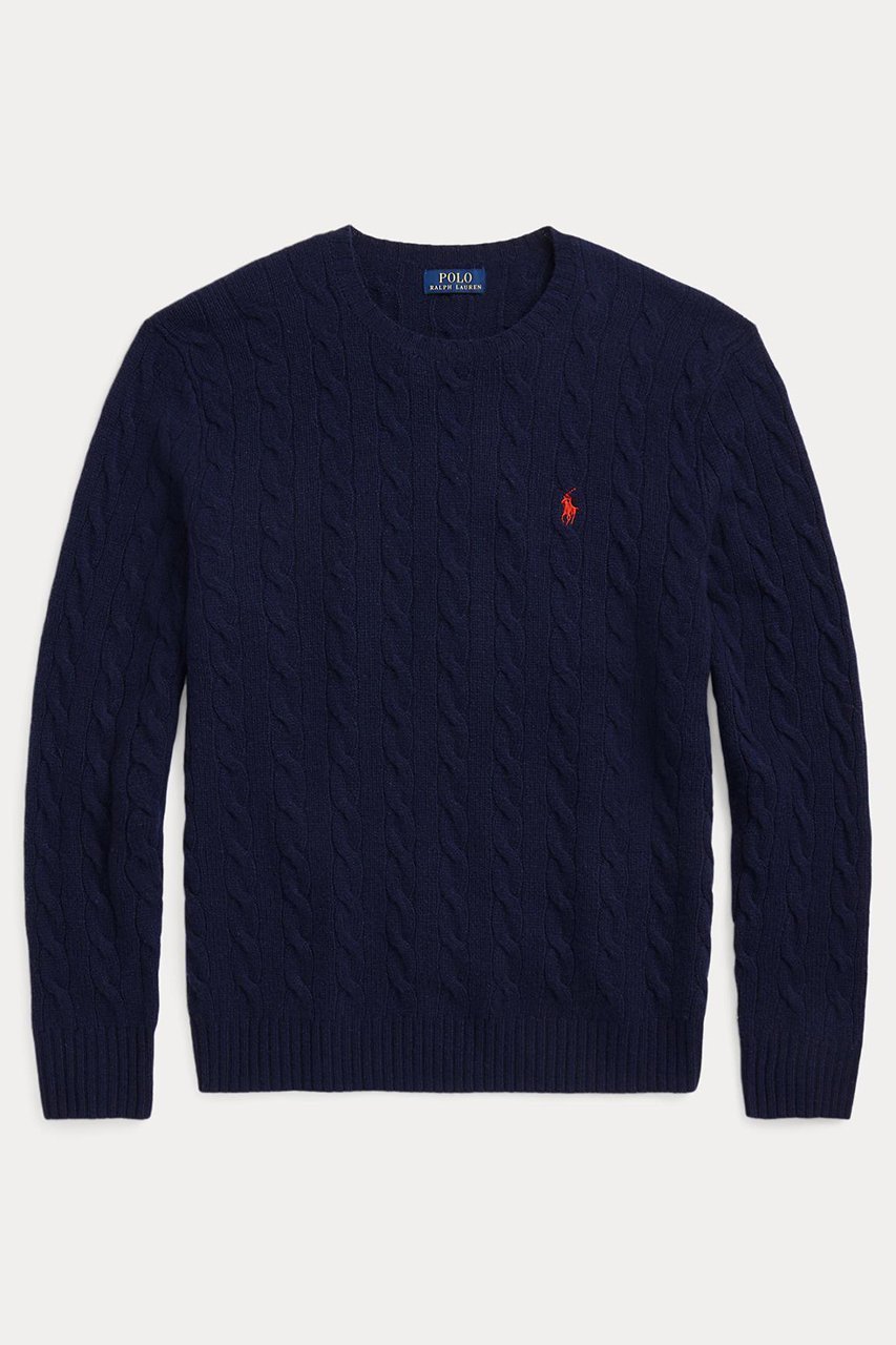 【ラルフローレン/RALPH LAUREN / MEN】の【MEN】【POLO RALPH LAUREN】ケーブルニット ウールカシミヤ セーター 人気、トレンドファッション・服の通販 founy(ファニー) 　ファッション　Fashion　メンズファッション　Fashion for Men　トップス・カットソー　Cut & Sew Tops　ニット・セーター / 定番トップス　Knit Tops & Sweaters　2025年　2025　2025-2026秋冬・A/W　Autumn/Winter 2025–26 AW25–26　シンプル　Simple, Minimal　セーター　Sweater, Knitwear　A/W・秋冬　Autumn/Winter　 other-1|ID: prp329100004647723 ipo3291000000033551177