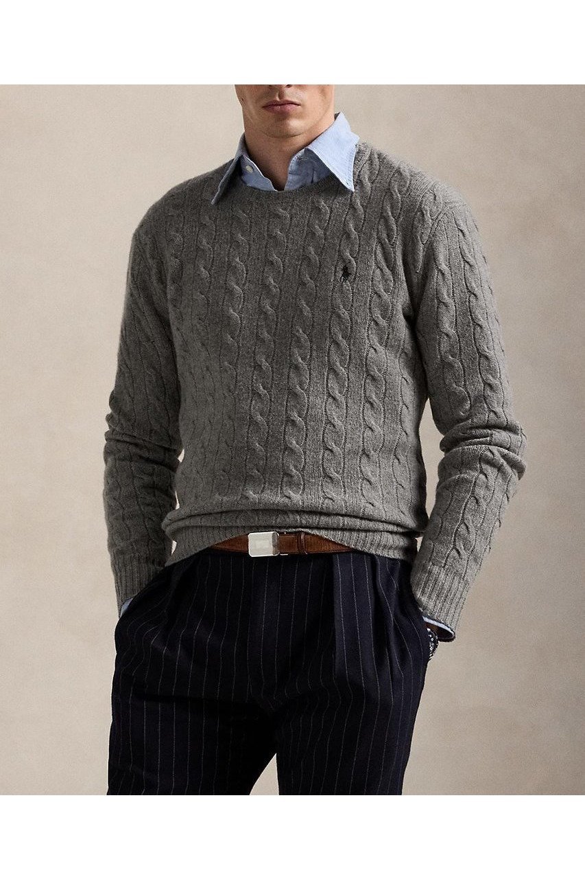 【ラルフローレン/RALPH LAUREN / MEN】の【MEN】【POLO RALPH LAUREN】ケーブルニット ウールカシミヤ セーター 人気、トレンドファッション・服の通販 founy(ファニー) 　ファッション　Fashion　メンズファッション　Fashion for Men　トップス・カットソー　Cut & Sew Tops　ニット・セーター / 定番トップス　Knit Tops & Sweaters　2025年　2025　2025-2026秋冬・A/W　Autumn/Winter 2025–26 AW25–26　シンプル　Simple, Minimal　セーター　Sweater, Knitwear　A/W・秋冬　Autumn/Winter　other-5|ID: prp329100004647723 ipo3291000000033551183