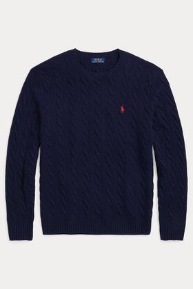 【ラルフローレン/RALPH LAUREN / MEN】 【MEN】【POLO RALPH LAUREN】ケーブルニット ウールカシミヤ セーター人気、トレンドファッション・服の通販 founy(ファニー) ファッション Fashion メンズファッション Fashion for Men トップス・カットソー Cut & Sew Tops ニット・セーター / 定番トップス Knit Tops & Sweaters シンプル Simple, Minimal セーター Sweater, Knitwear |ID:prp329100004647723