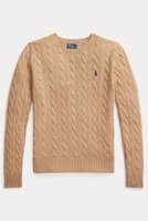 【ラルフローレン/RALPH LAUREN】の【POLO RALPH LAUREN】ケーブル ウールカシミヤ クルーネック セーター 人気、トレンドファッション・服の通販 founy(ファニー) ファッション Fashion レディースファッション Fashion for Women トップス・カットソー Cut & Sew Tops ニット Knit Tops & Sweaters カジュアルプルオーバー・ニットトップス Pullovers & Knit Tops / Casual Pullovers 2025年 2025 2025-2026秋冬・A/W Autumn/Winter 2025–26 AW25–26 スリム Slim, Slim Fit セーター Sweater, Knitwear フィット Fit, Slim Fit エレガント 上品 Elegant 定番 Standard, Basic Item A/W・秋冬 Autumn/Winter |ID:prp329100004647724