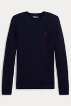 【ラルフローレン/RALPH LAUREN】の【POLO RALPH LAUREN】ケーブル ウールカシミヤ クルーネック セーター 人気、トレンドファッション・服の通販 founy(ファニー) ファッション Fashion レディースファッション Fashion for Women トップス・カットソー Cut & Sew Tops ニット Knit Tops & Sweaters カジュアルプルオーバー・ニットトップス Pullovers & Knit Tops / Casual Pullovers 2025年 2025 2025-2026秋冬・A/W Autumn/Winter 2025–26 AW25–26 スリム Slim, Slim Fit セーター Sweater, Knitwear フィット Fit, Slim Fit エレガント 上品 Elegant 定番 Standard, Basic Item A/W・秋冬 Autumn/Winter thumbnail ネイビー|ID: prp329100004647724 ipo3291000000033551186