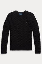 【ラルフローレン/RALPH LAUREN】の【POLO RALPH LAUREN】ケーブル ウールカシミヤ クルーネック セーター 人気、トレンドファッション・服の通販 founy(ファニー) ファッション Fashion レディースファッション Fashion for Women トップス・カットソー Cut & Sew Tops ニット Knit Tops & Sweaters カジュアルプルオーバー・ニットトップス Pullovers & Knit Tops / Casual Pullovers 2025年 2025 2025-2026秋冬・A/W Autumn/Winter 2025–26 AW25–26 スリム Slim, Slim Fit セーター Sweater, Knitwear フィット Fit, Slim Fit エレガント 上品 Elegant 定番 Standard, Basic Item A/W・秋冬 Autumn/Winter thumbnail ブラック|ID: prp329100004647724 ipo3291000000033551187