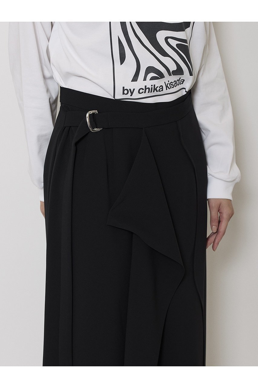 【ミラ ショーン バイ チカ キサダ/mila schon by chika kisada】のジョーゼット ラップスカート 人気、トレンドファッション・服の通販 founy(ファニー) 　ファッション　Fashion　レディースファッション　Fashion for Women　スカート　Skirts　2025年　2025　2025-2026秋冬・A/W　Autumn/Winter 2025–26 AW25–26　おすすめ　Recommended / Our Picks　コレクション　Collection, Seasonal Line　シンプル　Simple, Minimal　ジョーゼット　Georgette, Semi-Sheer Fabric　セットアップ　Set-Up, Coordinated Outfit　フレア　Flare, Flared　ベスト　Vest, Waistcoat　ラップ　Wrap, Wrap Design　エレガント 上品　Elegant　A/W・秋冬　Autumn/Winter　other-5|ID: prp329100004647730 ipo3291000000033551236