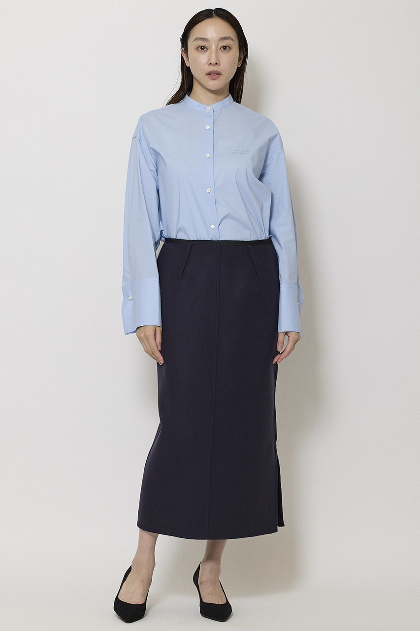 【ミラ ショーン バイ チカ キサダ/mila schon by chika kisada】のリバーシブル ウール サイドZIPスカート 人気、トレンドファッション・服の通販 founy(ファニー) 　ファッション　Fashion　レディースファッション　Fashion for Women　スカート　Skirts　ロングスカート　Long Skirts / Maxi & Midi Skirts　ジップ　Zip, Zipper　スリット　Slit, Slit Detail　リバーシブル　Reversible, Two-Sided　ロング　Long, Long-Length　other-7|ID: prp329100004647731 ipo3291000000036084830