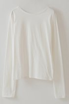 【ハー/HER.】の【8/28 12:00販売開始】ニュアンスロングTシャツ 人気、トレンドファッション・服の通販 founy(ファニー) ファッション Fashion レディースファッション Fashion for Women トップス・カットソー Cut & Sew Tops シャツ・ブラウス・オフィスカジュアル Elegant Blouses & Button-Ups ロングTシャツ・Tシャツ Longline T-Shirts & Tees カットソー・ベーシックTシャツ Cut-and-Sewn Tops / Stretch Tees & Basics 2025年 2025 2025-2026秋冬・A/W Autumn/Winter 2025–26 AW25–26 ショート Short, Short Length シンプル Simple, Minimal スリーブ Sleeve, Long Sleeve / Short Sleeve ロング Long, Long-Length A/W・秋冬 Autumn/Winter thumbnail ホワイト|ID: prp329100004648543 ipo3291000000033562526