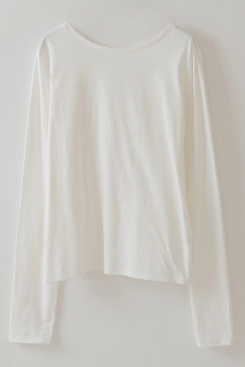 【ハー/HER.】の【8/28 12:00販売開始】ニュアンスロングTシャツ インテリア・キッズ・メンズ・レディースファッション・服の通販 founy(ファニー) 　ファッション　Fashion　レディースファッション　Fashion for Women　トップス・カットソー　Cut & Sew Tops　シャツ・ブラウス・オフィスカジュアル　Elegant Blouses & Button-Ups　ロングTシャツ・Tシャツ　Longline T-Shirts & Tees　カットソー・ベーシックTシャツ　Cut-and-Sewn Tops / Stretch Tees & Basics　2025年　2025　2025-2026秋冬・A/W　Autumn/Winter 2025–26 AW25–26　ショート　Short, Short Length　シンプル　Simple, Minimal　スリーブ　Sleeve, Long Sleeve / Short Sleeve　ロング　Long, Long-Length　A/W・秋冬　Autumn/Winter　ホワイト|ID: prp329100004648543 ipo3291000000033562526