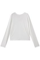 【ハー/HER.】のニュアンスロングTシャツ 人気、トレンドファッション・服の通販 founy(ファニー) ファッション Fashion レディースファッション Fashion for Women トップス・カットソー Cut & Sew Tops シャツ・ブラウス・オフィスカジュアル Elegant Blouses & Button-Ups ロングTシャツ・Tシャツ Longline T-Shirts & Tees カットソー・ベーシックTシャツ Cut-and-Sewn Tops / Stretch Tees & Basics ショート Short, Short Length シンプル Simple, Minimal スリーブ Sleeve, Long Sleeve / Short Sleeve ロング Long, Long-Length thumbnail ホワイト|ID: prp329100004648543 ipo3291000000035417129