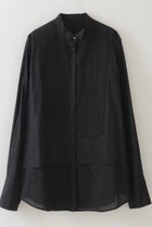【ハー/HER.】の【8/28 12:00販売開始】ピンタックシアーブラウス 人気、トレンドファッション・服の通販 founy(ファニー) ファッション Fashion レディースファッション Fashion for Women トップス・カットソー Cut & Sew Tops シャツ・ブラウス・オフィスカジュアル Elegant Blouses & Button-Ups 2025年 2025 2025-2026秋冬・A/W Autumn/Winter 2025–26 AW25–26 シアー Sheer, See-Through スリーブ Sleeve, Long Sleeve / Short Sleeve フロント Front, Front Design ロング Long, Long-Length 秋 Autumn A/W・秋冬 Autumn/Winter thumbnail ブラック|ID: prp329100004648545 ipo3291000000033562554
